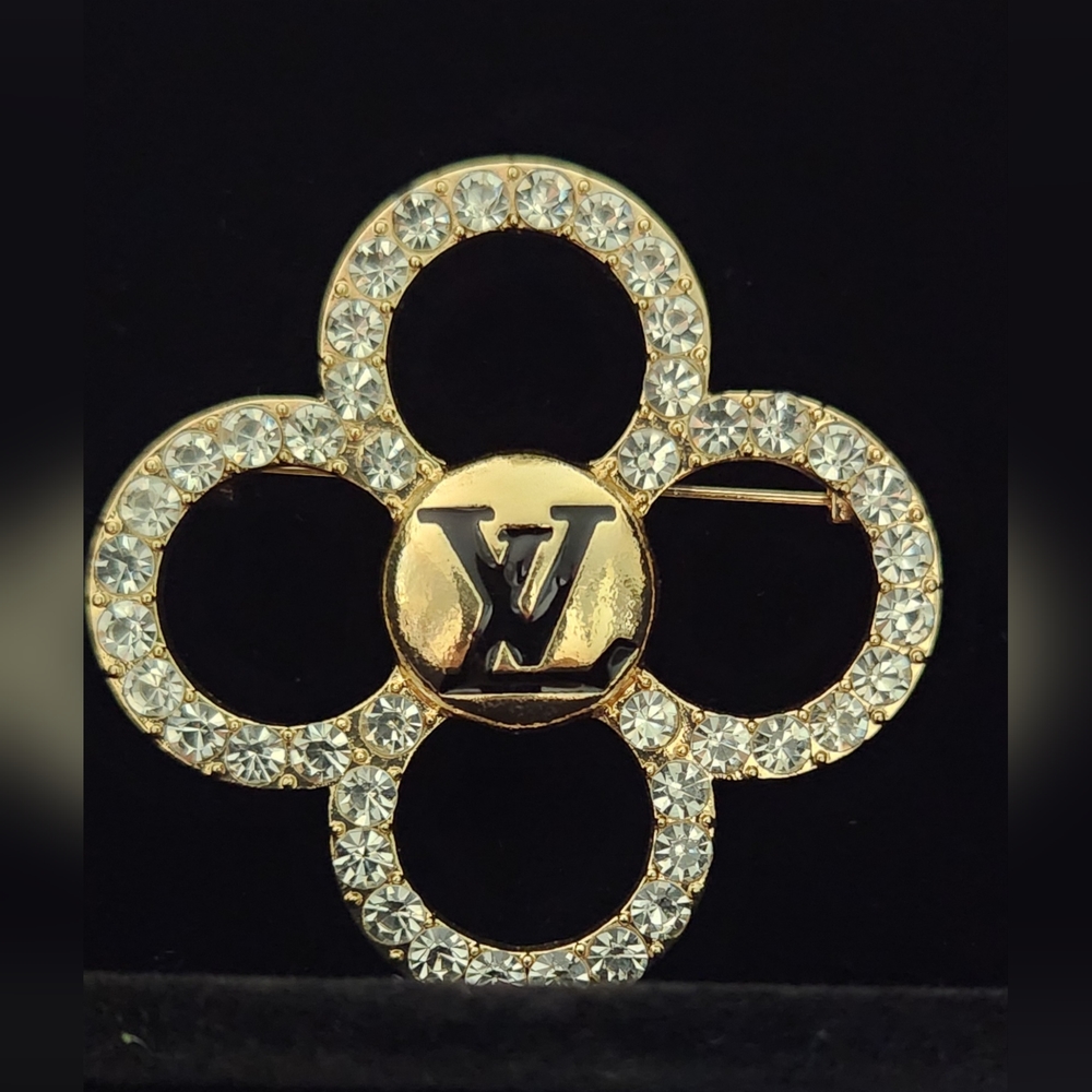 Inspired Fashion Rhinestone Brooch(Gold)